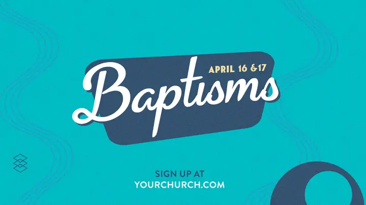Baptisms: HD slide