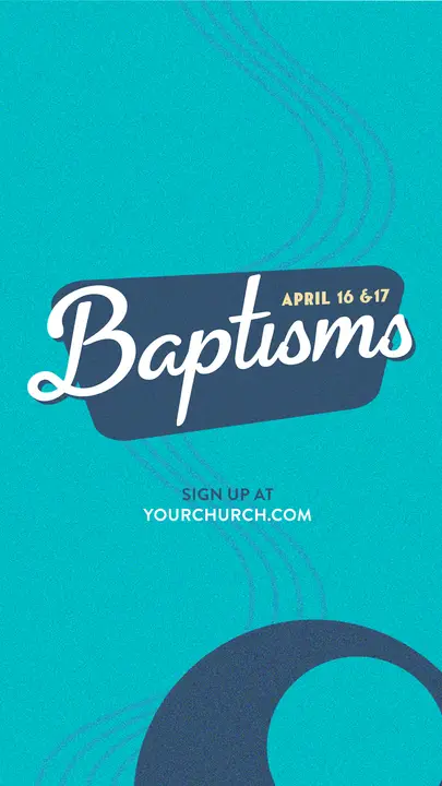 Baptisms: story