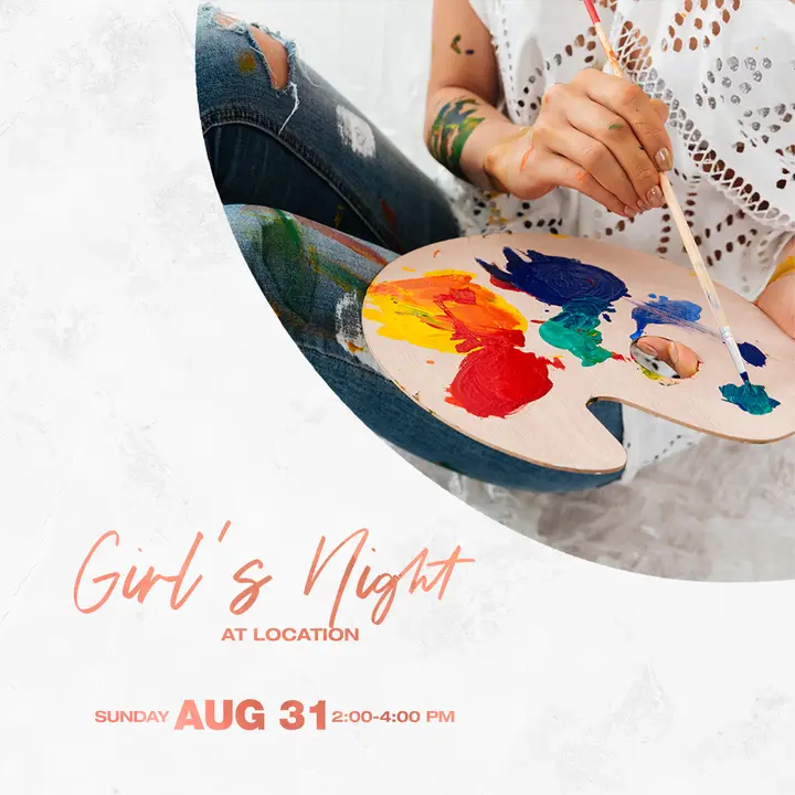Girl’s Night: social post