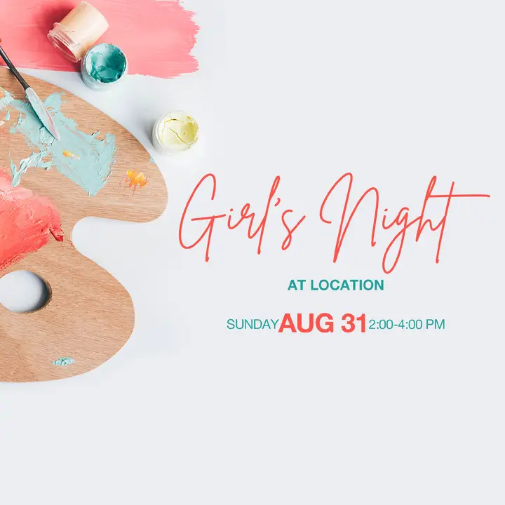 Girl’s Night: social post