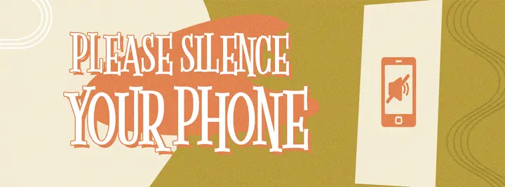 Please Silence Your Phones: facebook cover