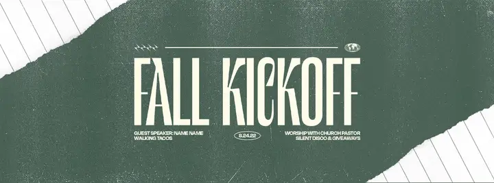 Fall Kickoff: facebook cover