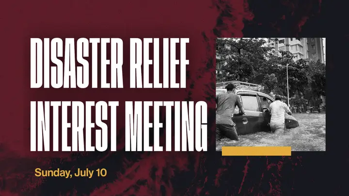 Disaster Relief Interest Meeting: HD slide