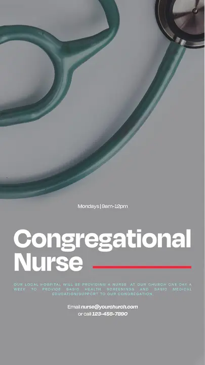 Congregational Nurse: story