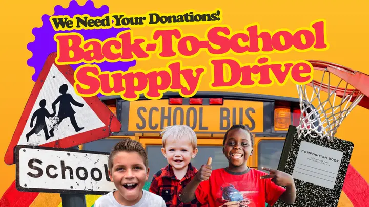 Back To School Supply Drive: slide 1