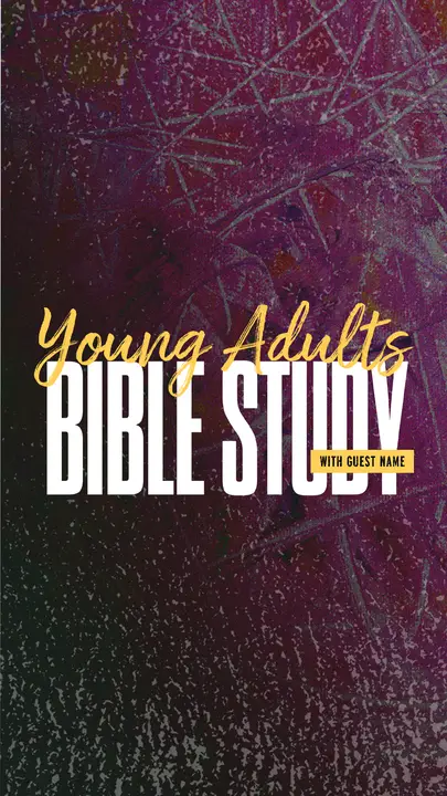 Young Adults Bible Study: story