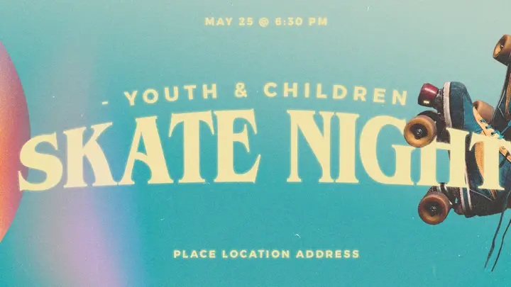 Youth And Children Skate Night: HD slide