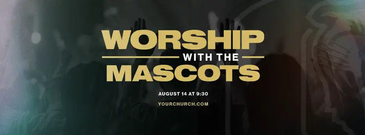 Worship With The Mascots: facebook cover