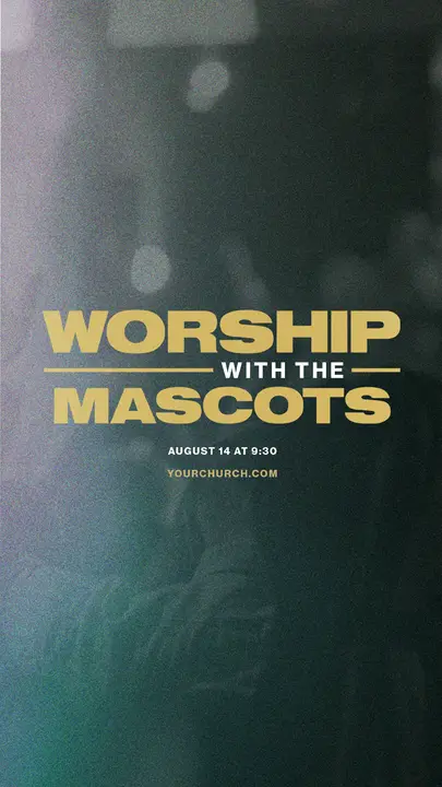 Worship With The Mascots: story