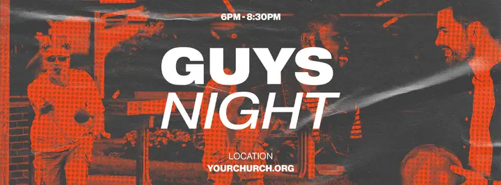 Guys Night: facebook cover