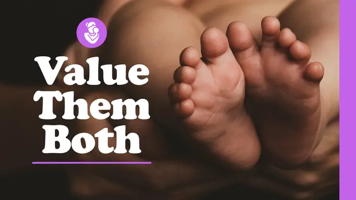 Value Them Both: slide 2