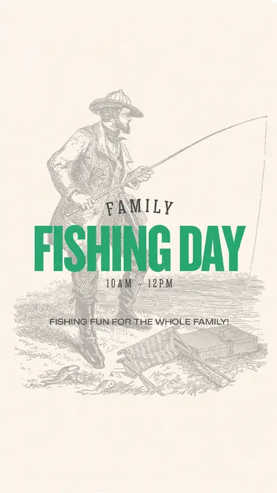 Family Fishing Day – Cream: story