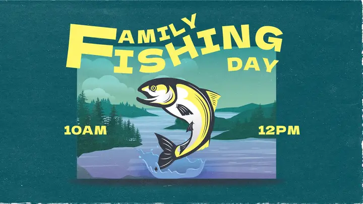Family Fishing Day: HD slide