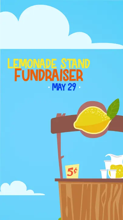 Lemonade Fundraiser – Clouds: story