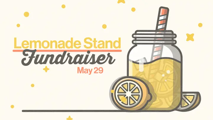 Lemonade Fundraiser: HD slide