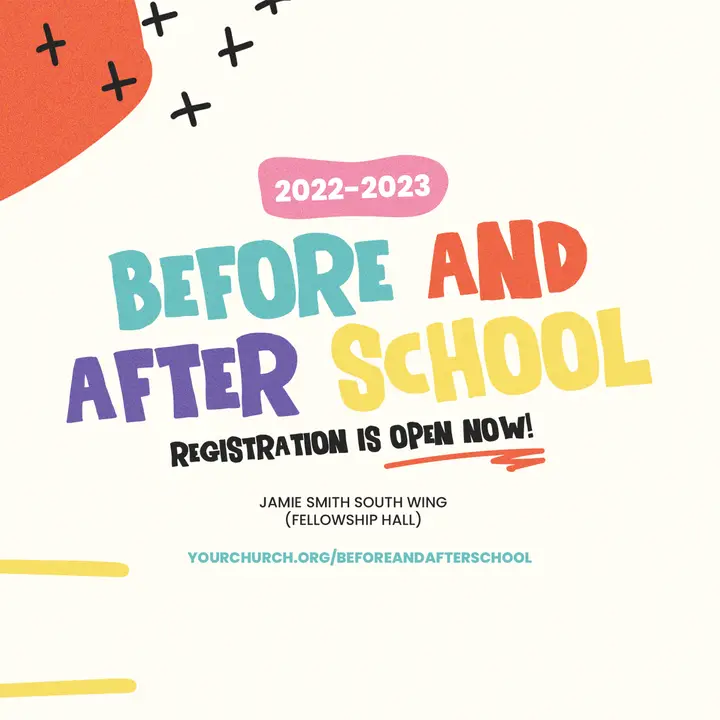 Before And After School Registration: social post