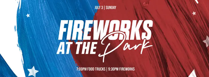 Fireworks At The Park: facebook cover