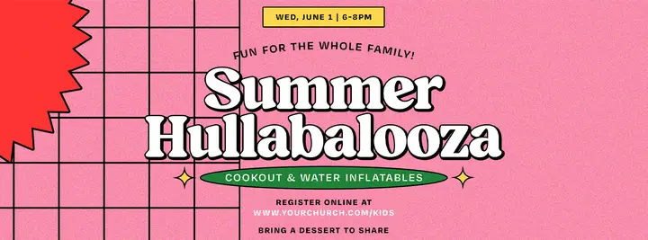 Summer Hullabalooza: facebook cover