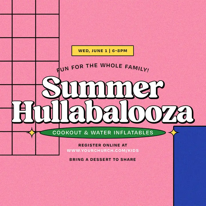 Summer Hullabalooza: social post
