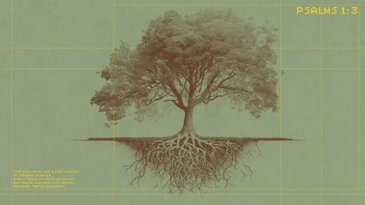 Roots: blank background