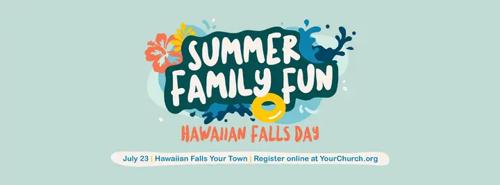 Summer Family Fun Hawaiian Falls: facebook cover