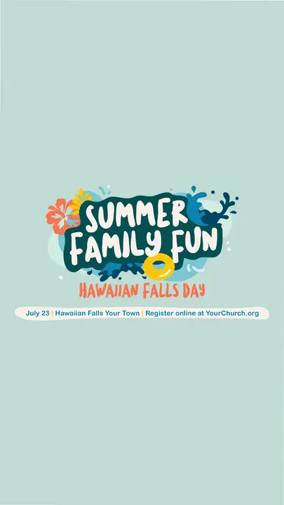 Summer Family Fun Hawaiian Falls: story