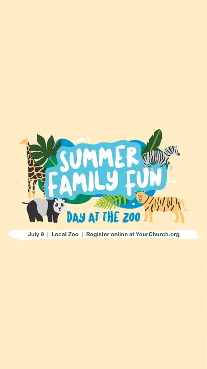 Summer Family Fun Day At The Zoo: story