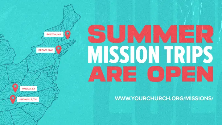 Summer Mission Trips Are Open: HD slide
