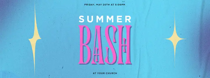 Summer Bash: facebook cover