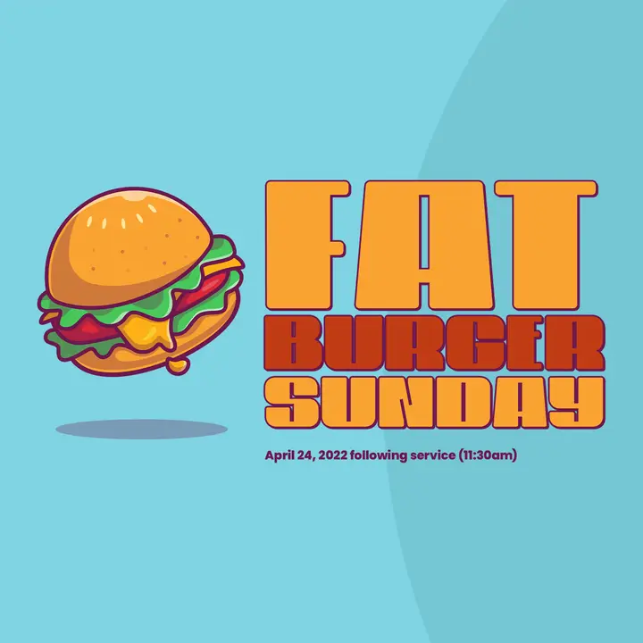 Fat Burger Sunday: social post