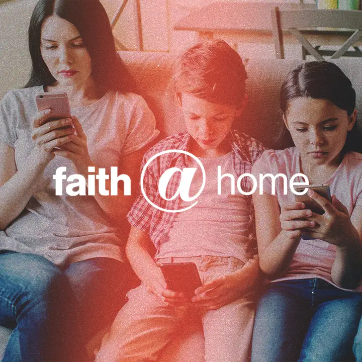 Faith At Home: social post