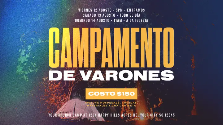 Campamento De Varones: HD slide