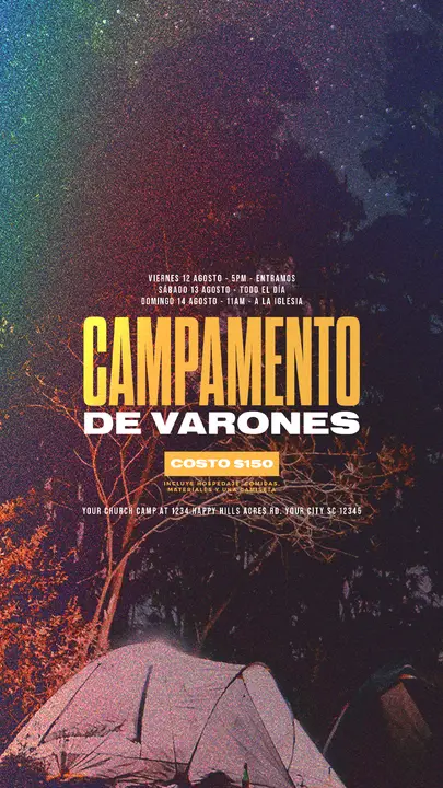 Campamento De Varones: story