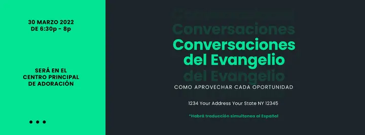 Conversaciones del Evangelio: facebook cover