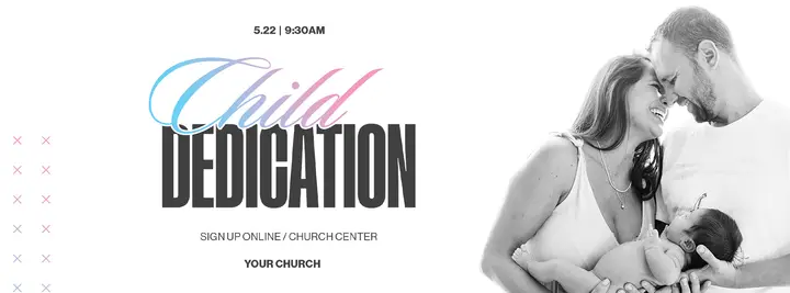Child Dedication: facebook cover