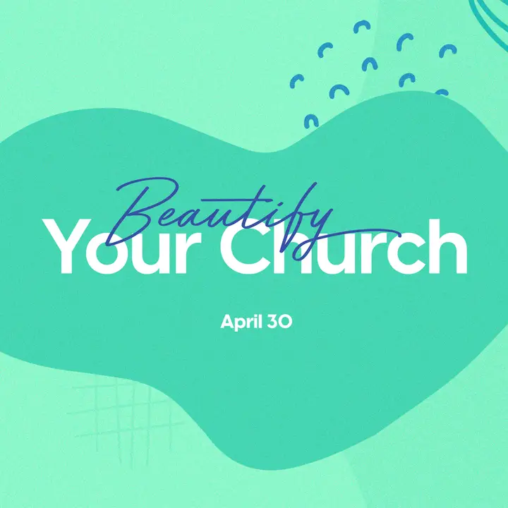 Beautify Your Church: social post
