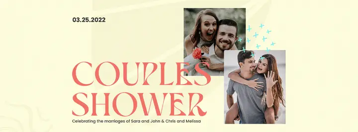 Couples Shower: facebook cover
