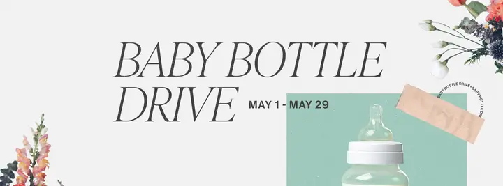 Baby Bottle Drive: facebook cover
