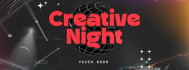 Creative Night: facebook cover