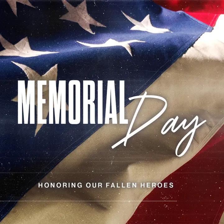 Memorial Day: social post