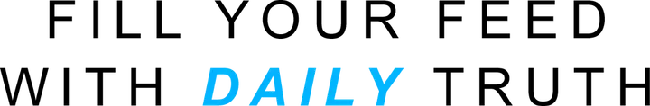 Find Us On Twitter: fill your feed with daily truth
