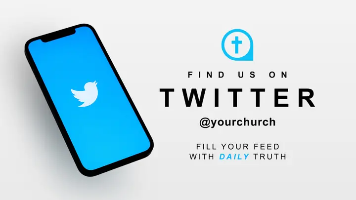 Find Us On Twitter: slide 1