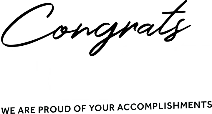 Congrats Grads: text