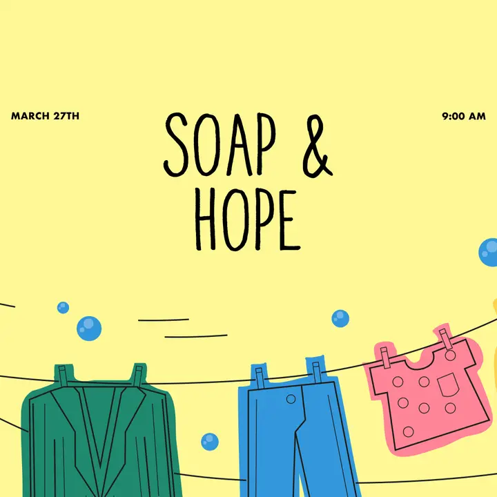 Soap & Hope: social post