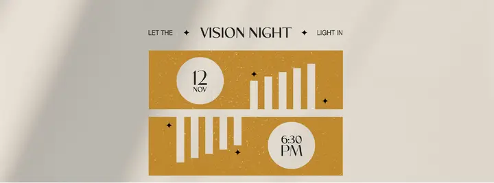 Vision Night: facebook cover