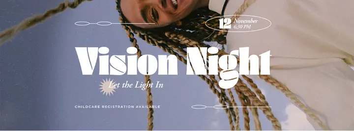 Vision Night: facebook cover