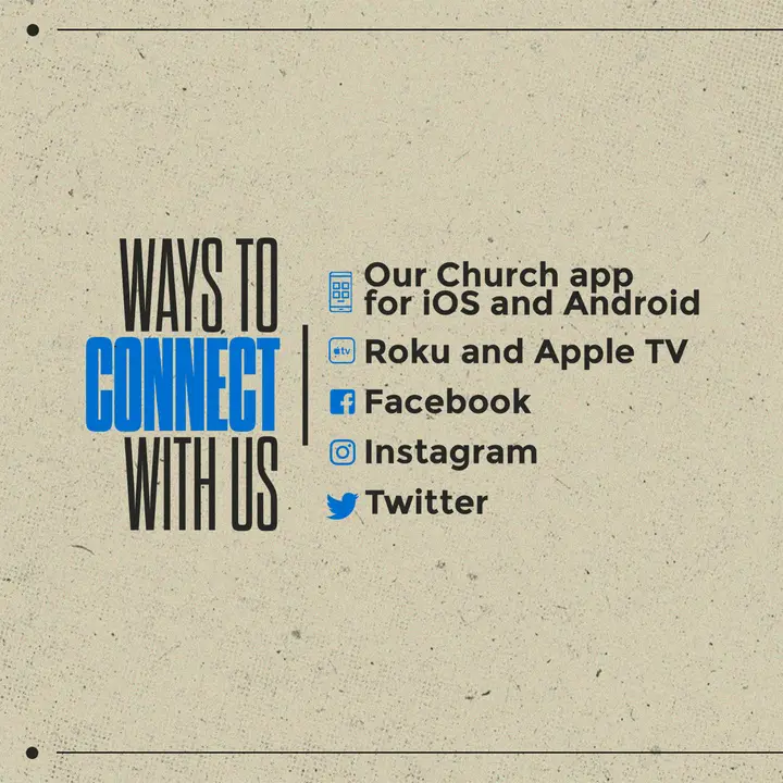 Ways to Connect With Us: social post