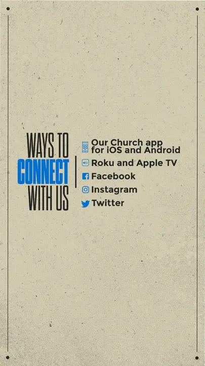 Ways to Connect With Us: story