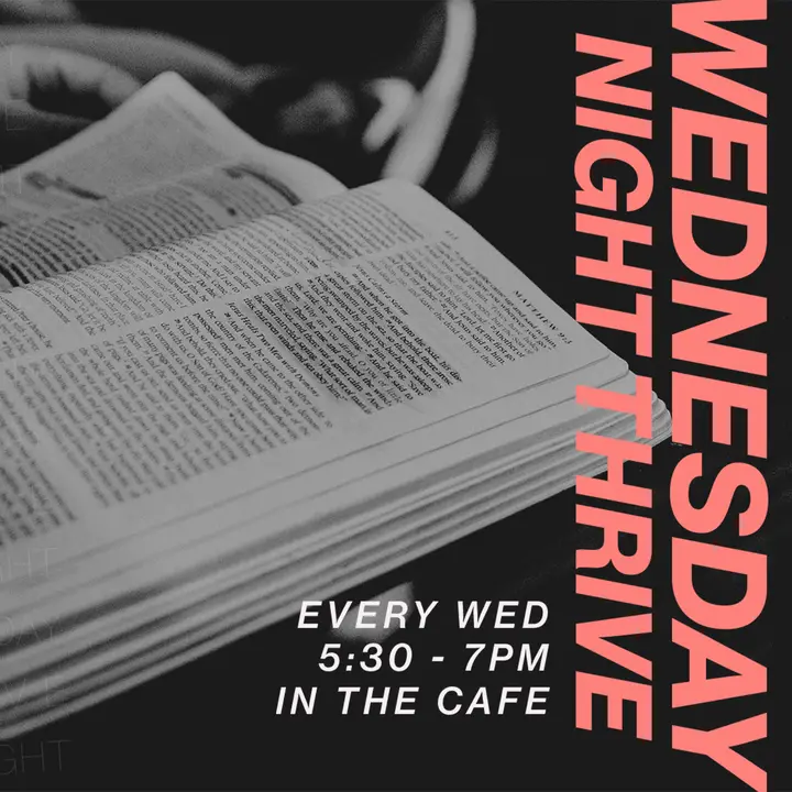 Wednesday Night Thrive: social post