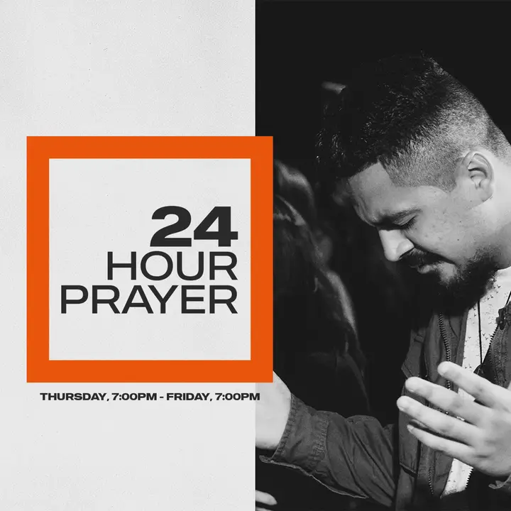 24 Hour Prayer: social post